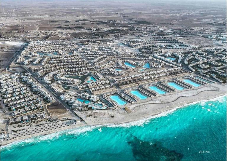 فيلا بمقدم 10% للبيع بقرية سي شيل بلايا بمساحة تبدأ من 350متراً